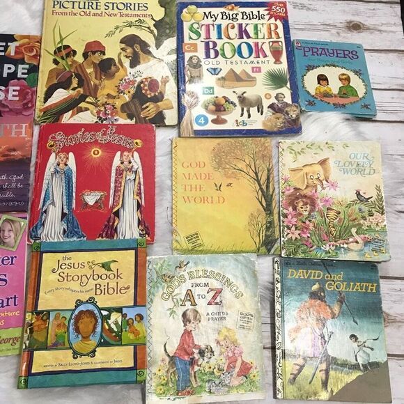 Religious Books Bible Picture Book Prayers Book Children’s - Picture 4 of 15